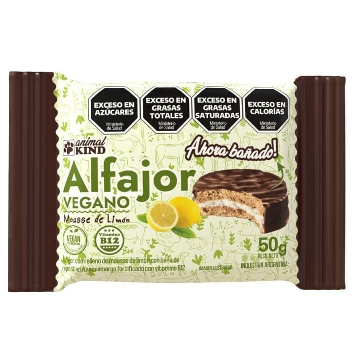 Alfajor Bañado MOUSSE DE LIMÓN · 50g