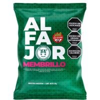 Alfajor chocolate blanco y membrillo