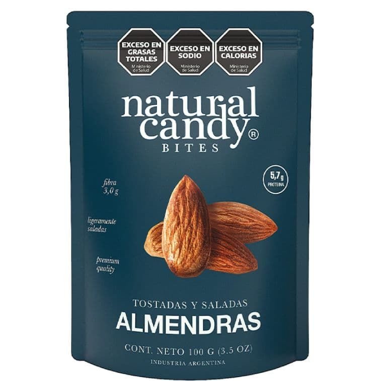 Almendras TOSTADAS Y SALADAS · 100g
