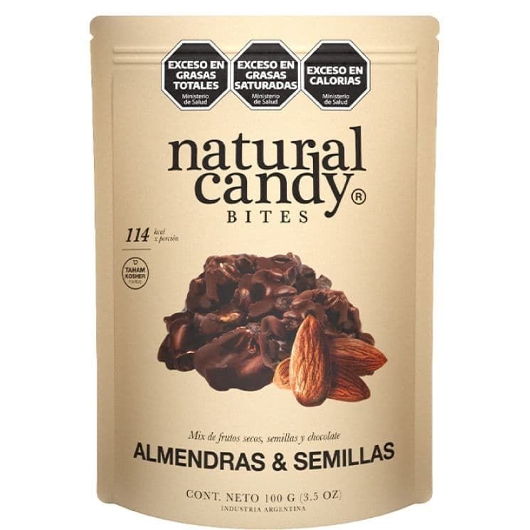 Almendras y semillas bañadas en chocolate CHOCOLATE · 100g