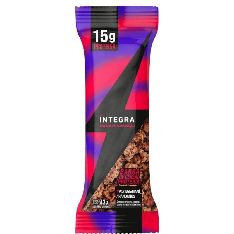 Barra Cereal Proteica - Integra ARÁNDANOS · 43g