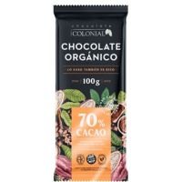 Barra de Chocolate 70% Orgánico CHOCOLATE AMARGO · 100g
