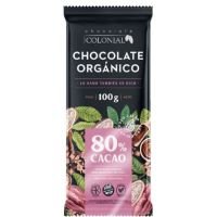 Barra de Chocolate 80% Orgánico CHOCOLATE AMARGO · 100g