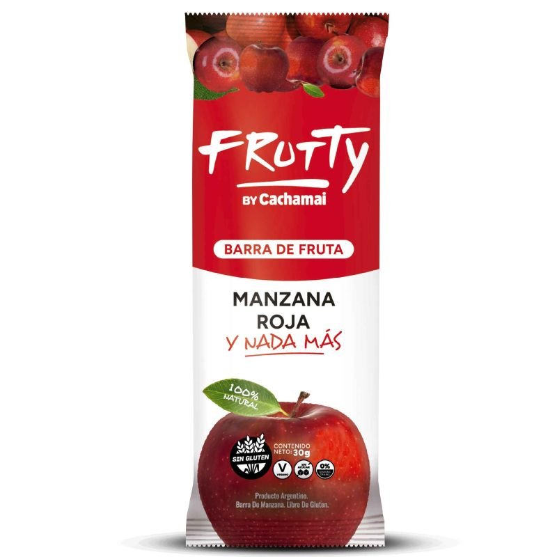 Barra de Fruta MANZANA ROJA · 30g