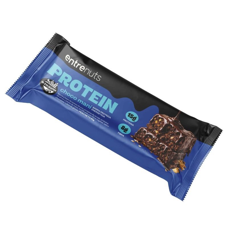 Barra Proteica Energetica CHOCOLATE Y MANI · 45g