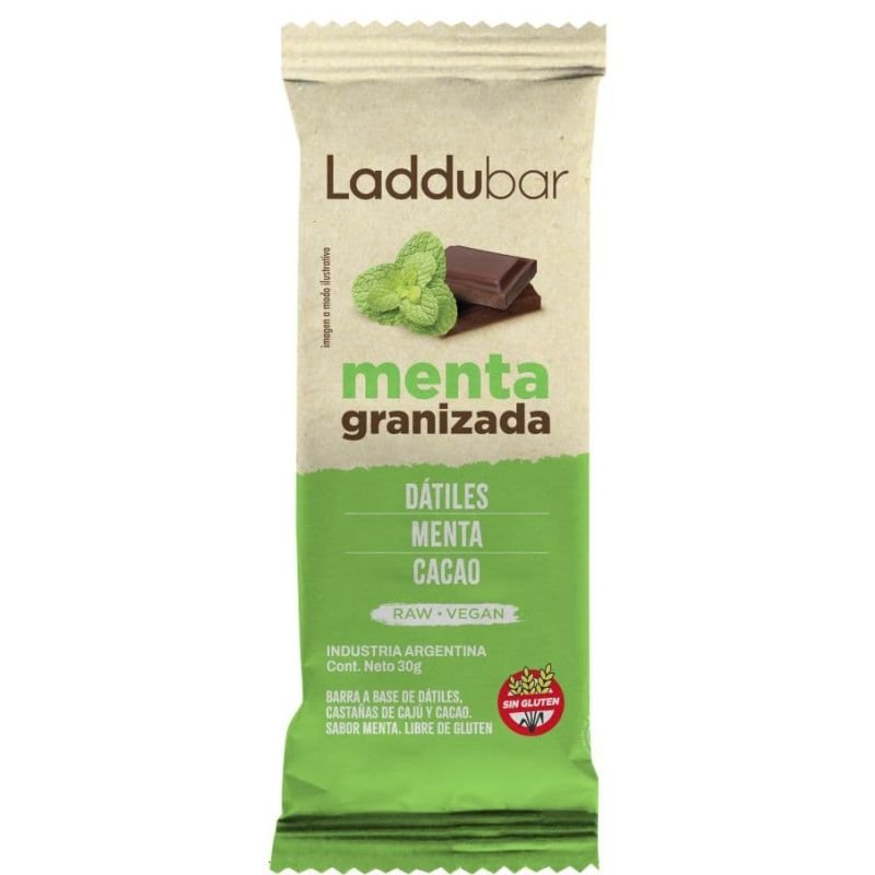 Barrita Laddubar raw CHOCOLATE Y MENTA · 30g