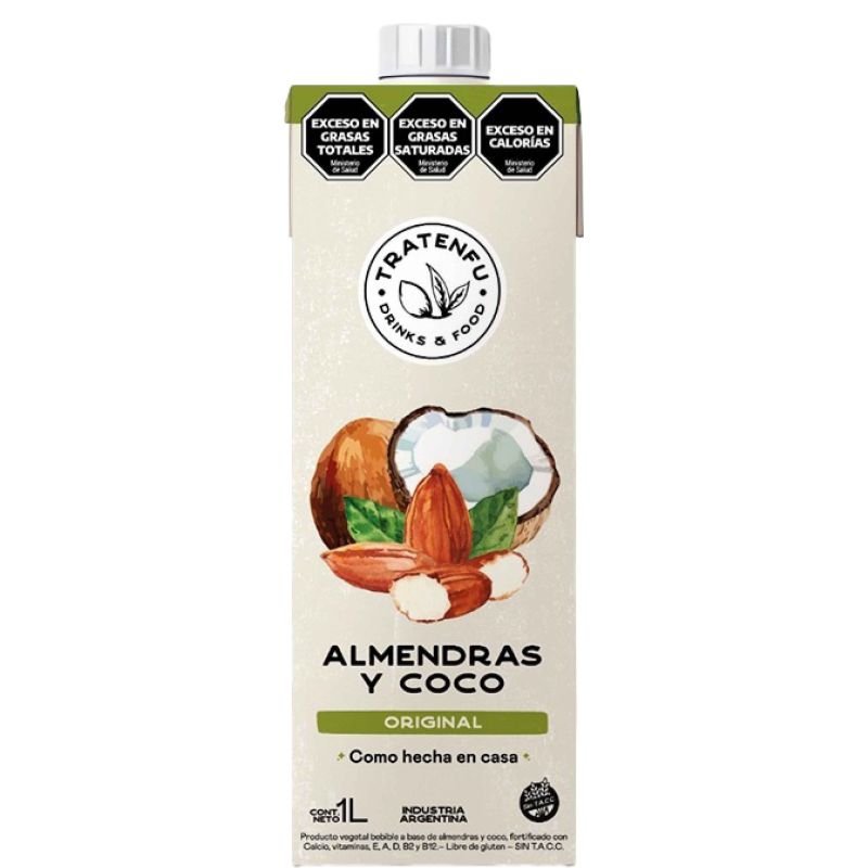 Bebida de Almendra y Coco ALMENDRA Y COCO SIN AZÚCAR · 1l
