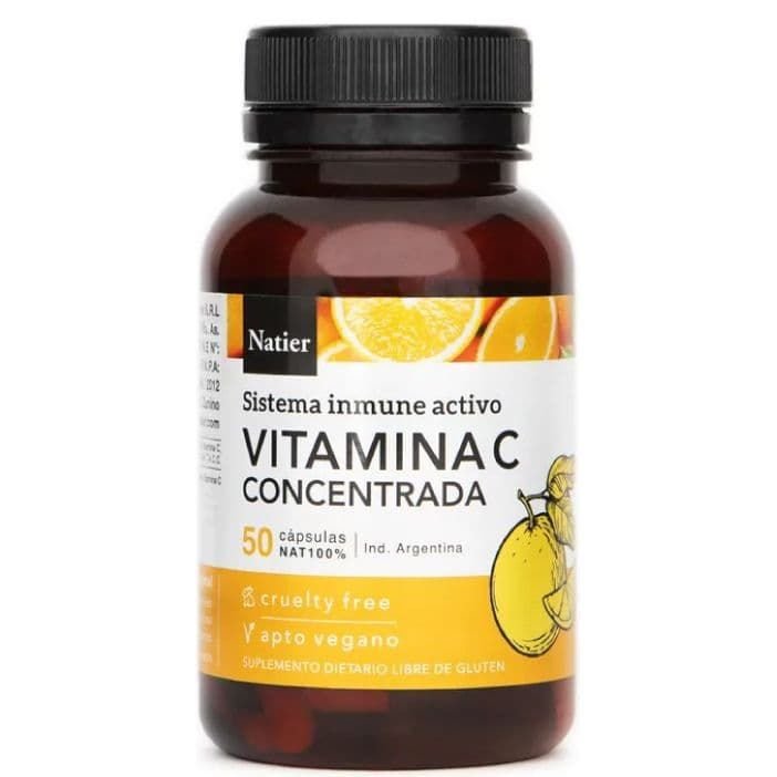 Cápsulas Vitamina C Concentrada · 50u
