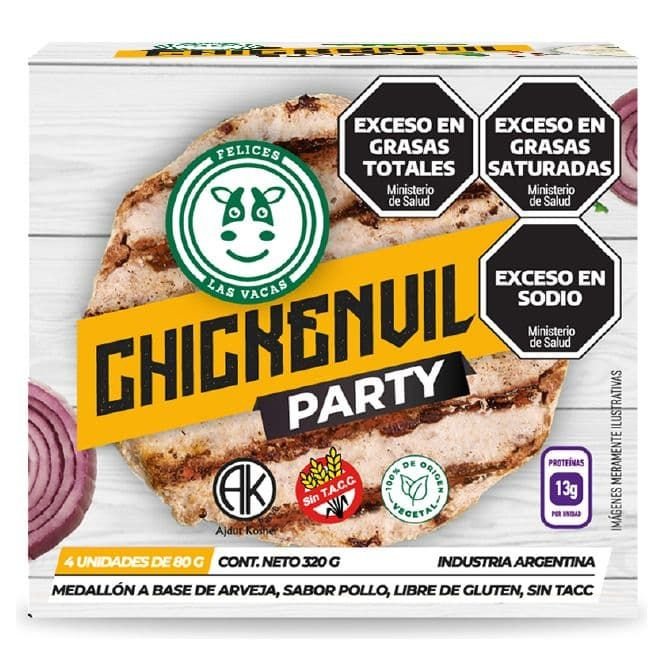 Chickenvil Party Medallon Arveja POLLO · 320g