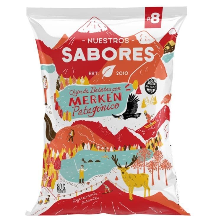 Chips de Batatas MERKÉN PATAGÓNICO · 80g