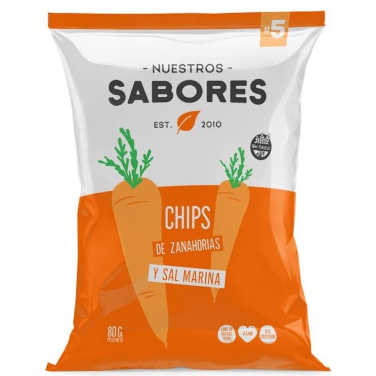 Chips de zanahorias · 80g