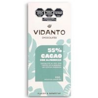 Chocolate 55% cacao CON ALMENDRAS · 60g