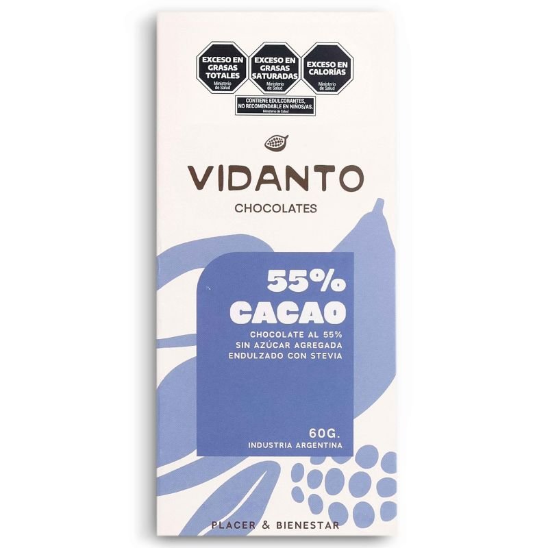Chocolate 55% cacao SEMI AMARGO · 60g