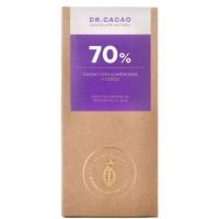 Chocolate 70% puro cacao con azúcar orgánica almendras y coco CHOCOLATE AMARGO · 50g