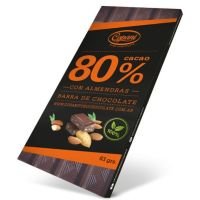 Chocolate 80% CACAO + ALMENDRAS · 63g