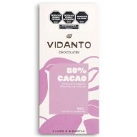 Chocolate 80% cacao AMARGO · 60g