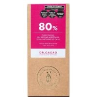 Chocolate 80% cacao CHOCOLATE AMARGO CON XILITOL Y CASTAÑAS DE CAJU · 630g
