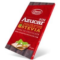 Chocolate SIN AZÚCAR CON STEVIA · 63g