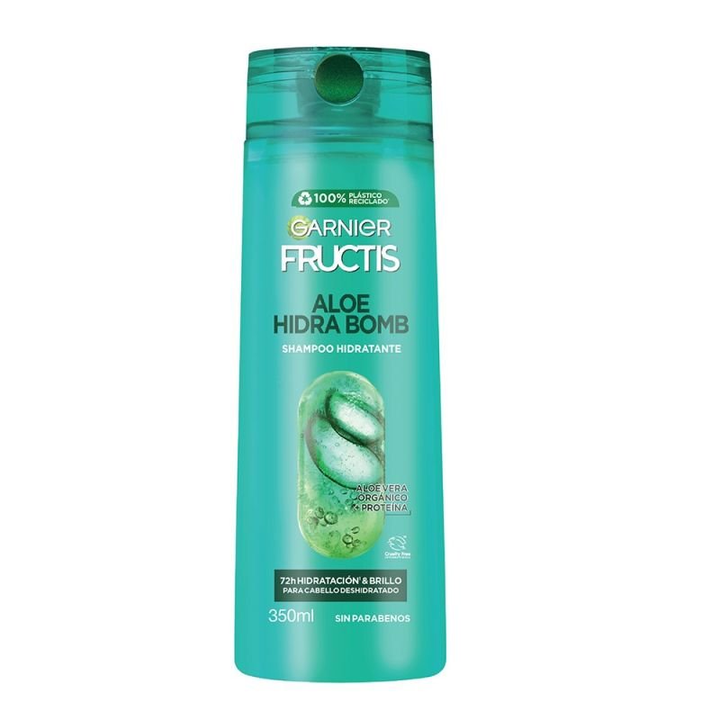 Conseguí un súper pelo con el shampoo Aloe Hidra Bomb 350ml Fructis Garnier