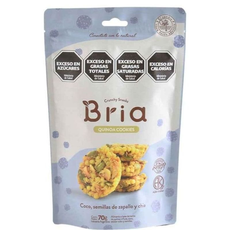 Cookies COCO, SEMILLAS DE ZAPALLO Y CHIA · 70g