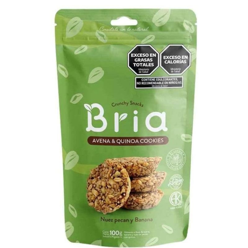 Cookies NUEZ PECAN Y BANANA · 100g