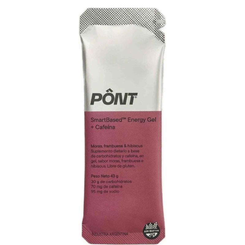 Energy Gel deportivo MORAS, FRAMBUESAS Y HIBISCUS · 43g