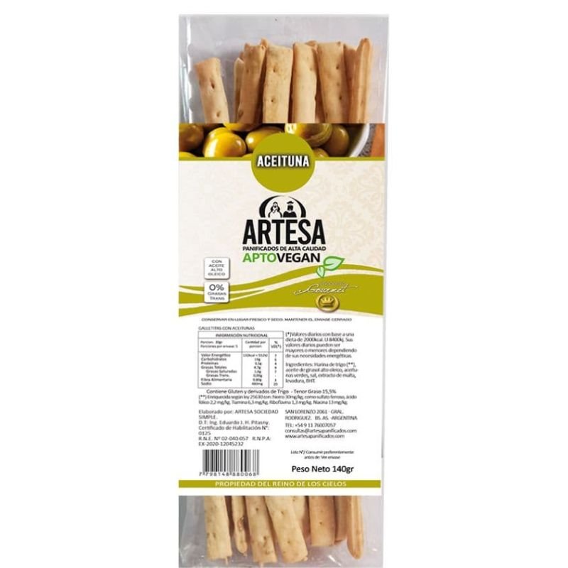 Grisines ACEITUNAS  · 140g
