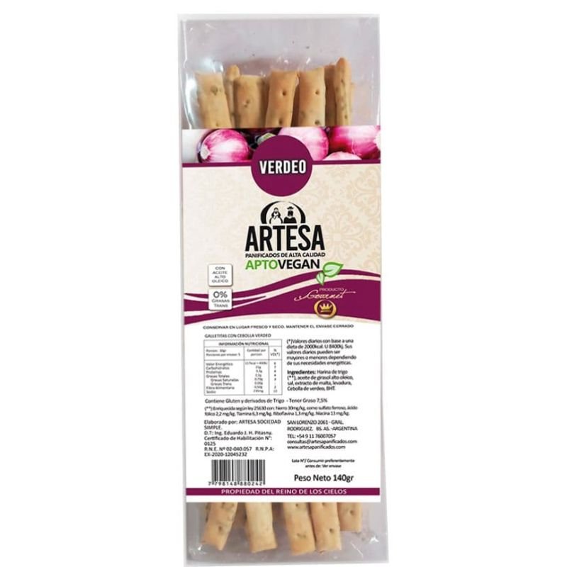 Grisines AL VERDEO · 140g