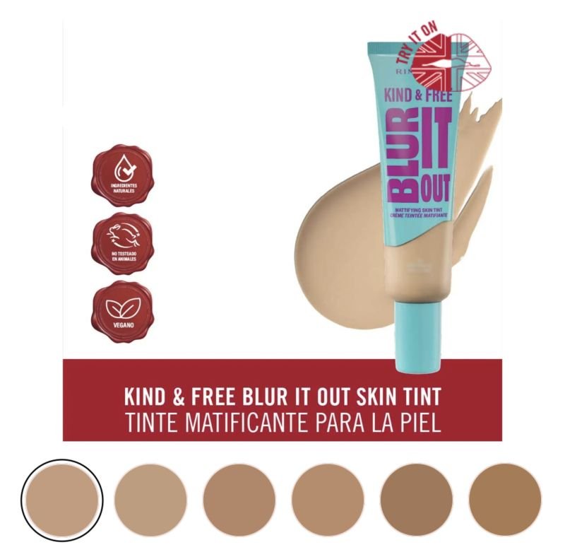 Kind & Free BLUR IT OUT Mattifying Skin Tint