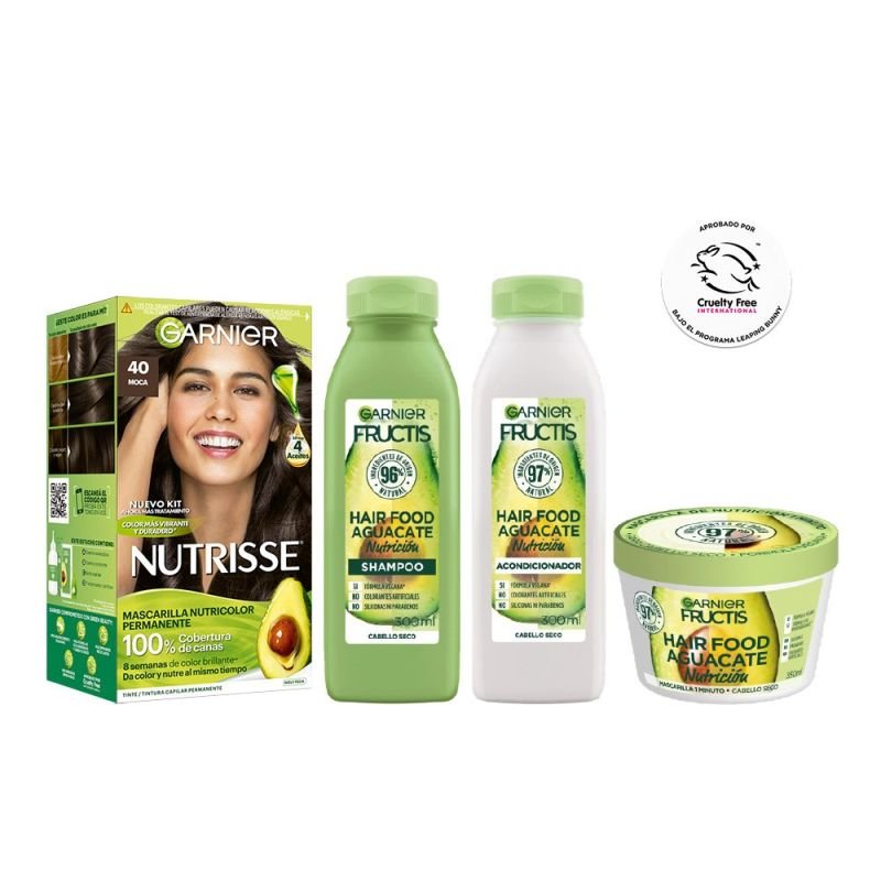 Kit Nutrisse Tono 40 + Rutina Hair Food Palta