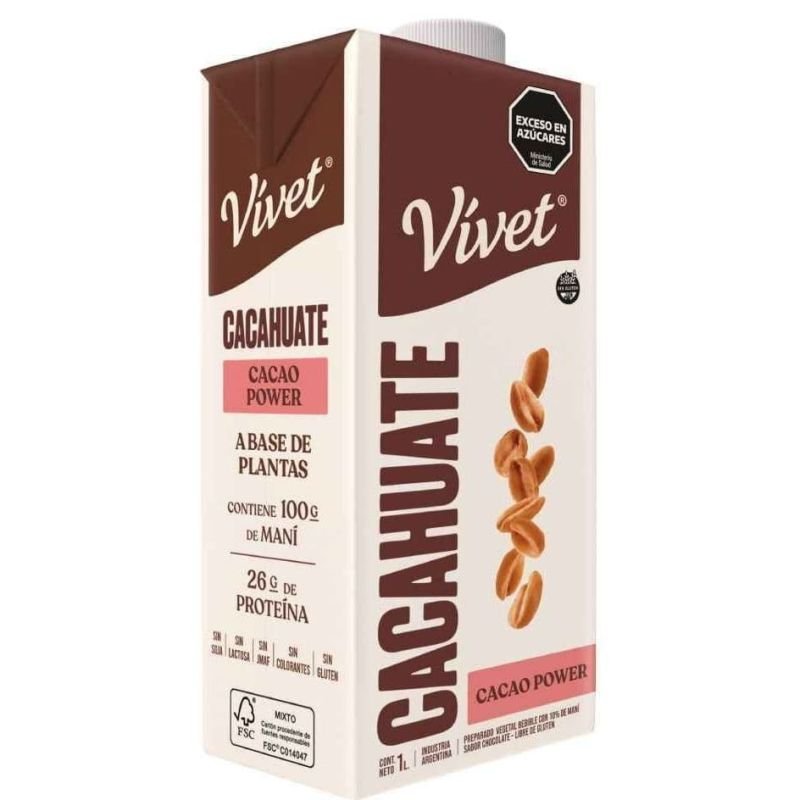 Leche de Cacahuate CACAO POWER  · 1l