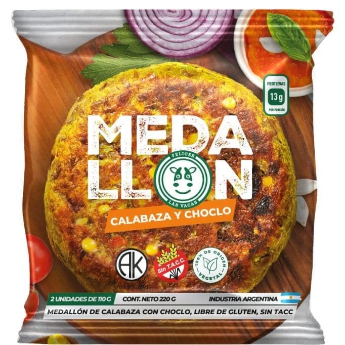Medallon CALABAZA Y CHOCLO · 220g