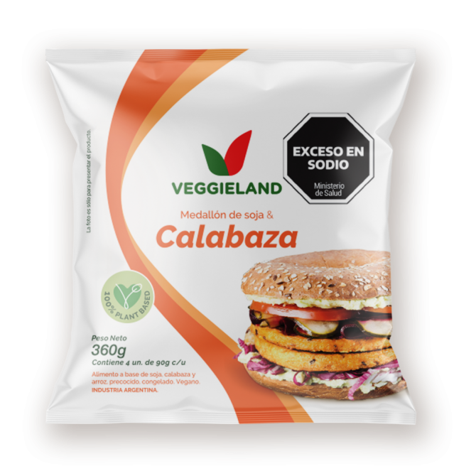 Medallón de Soja y Calabaza