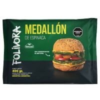 Medallón ESPINACA, ARVEJAS Y ESPIRULINA · 400g