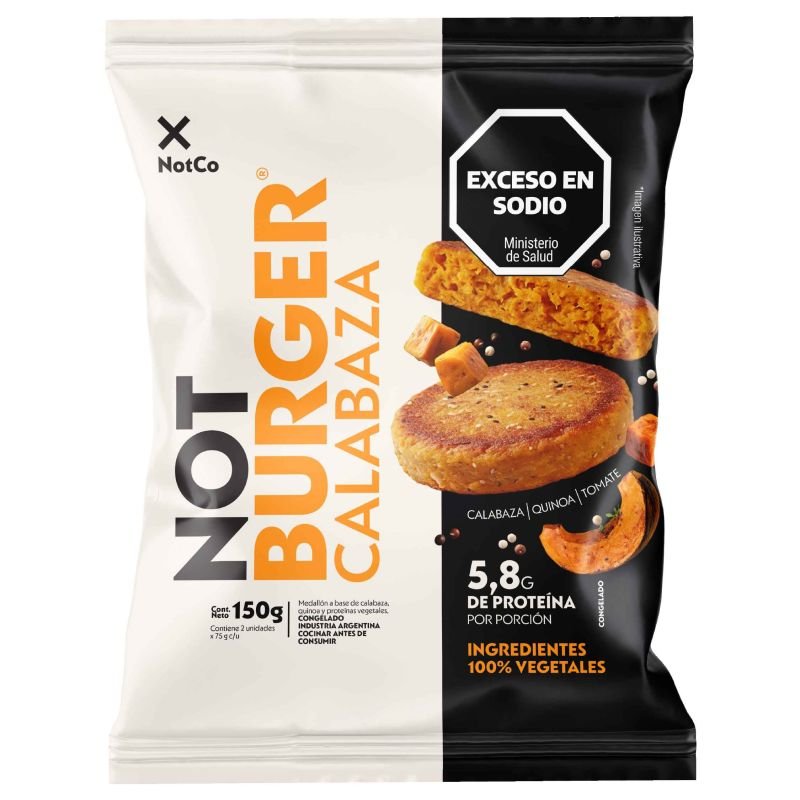 Medallón NotBurger CALABAZA · 152g