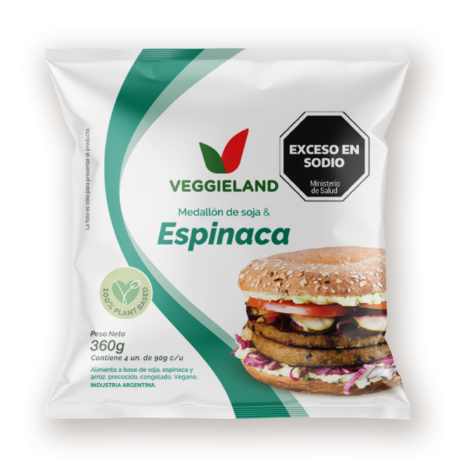 Medallón Soja y Espinaca