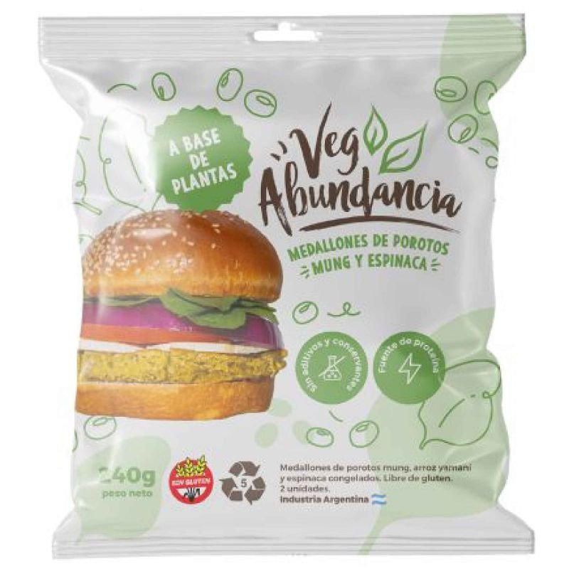Medallones MUNG Y ESPINACA · 2u
