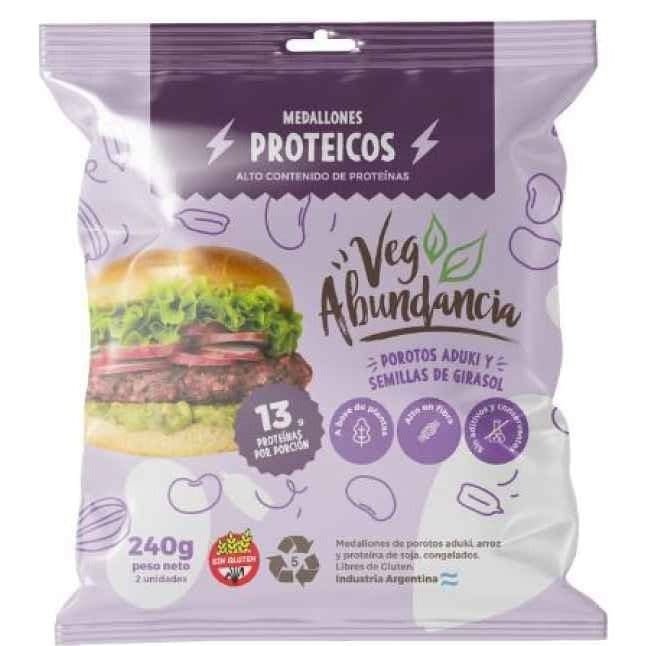Medallones proteicos POROTOS ADUKI Y GIRASOL · 240g
