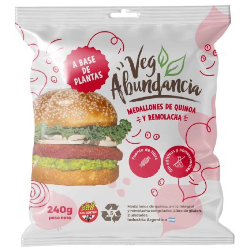 Medallones QUINOA Y REMOLACHA · 2u