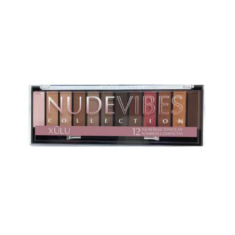 Paleta de Sombras 12 Tonos Nude Vibes