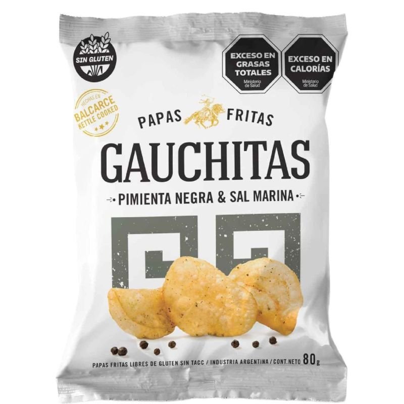 Papas Fritas PIMIENTA NEGRA · 80g