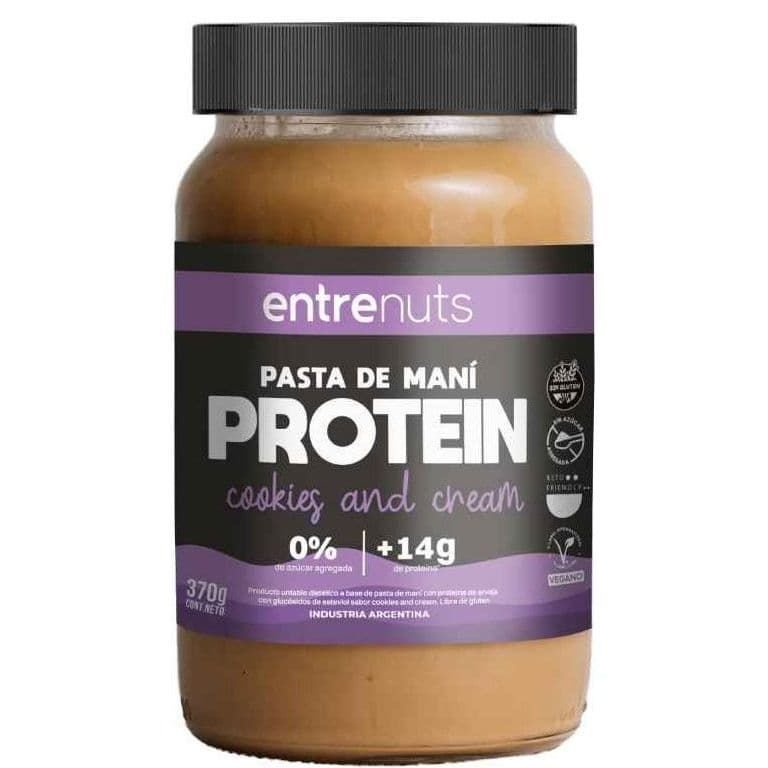 Pasta de Maní Protein COOKIES & CREAM · 370g
