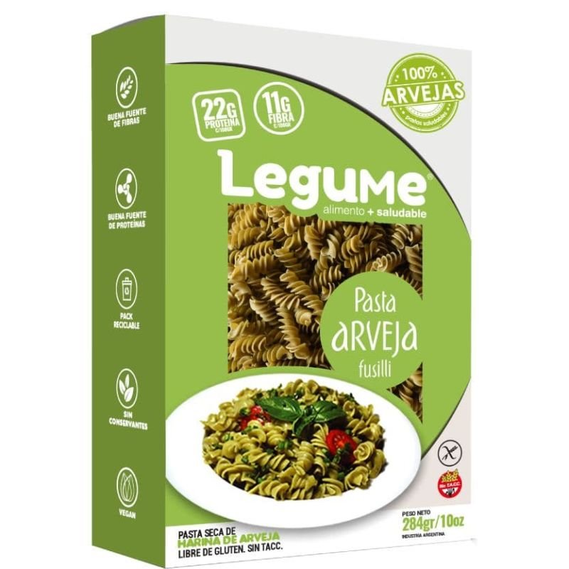 Pasta Fusilli - Legume ARVEJAS · 284g