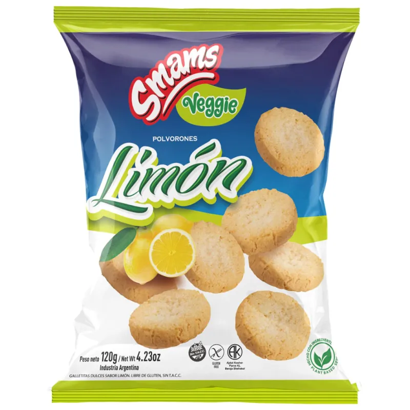 Polvorones Limón Veggie SMAMS x 120g