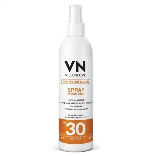 Protector solar efecto seco FPS 30