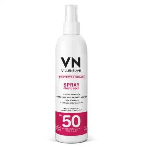Protector solar efecto seco FPS 50