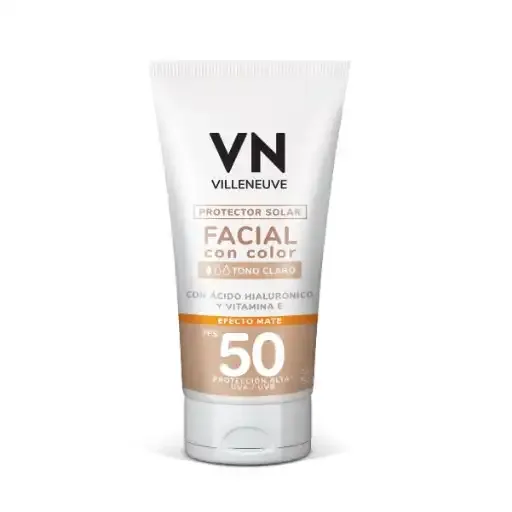 Protector Solar facial tono claro FPS 50