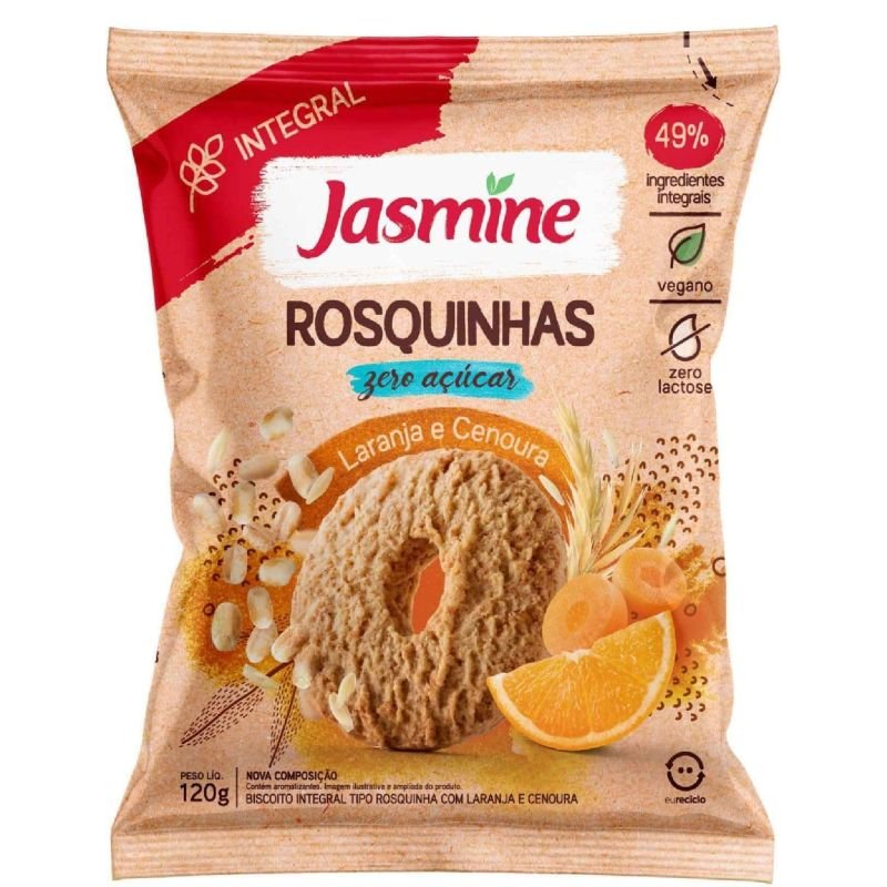 Rosquilla Zero Azúcar NARANJA Y ZANAHORIA · 120g