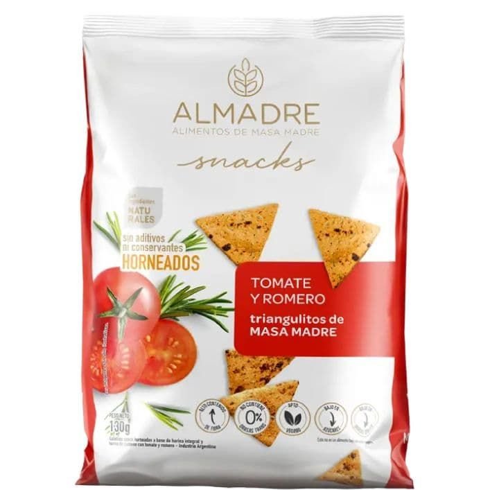 Snacks TOMATE Y ROMERO · 130g