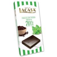 Tableta de Chocolate CHOCOLATE 70% NEGRO CON MENTA · 100g
